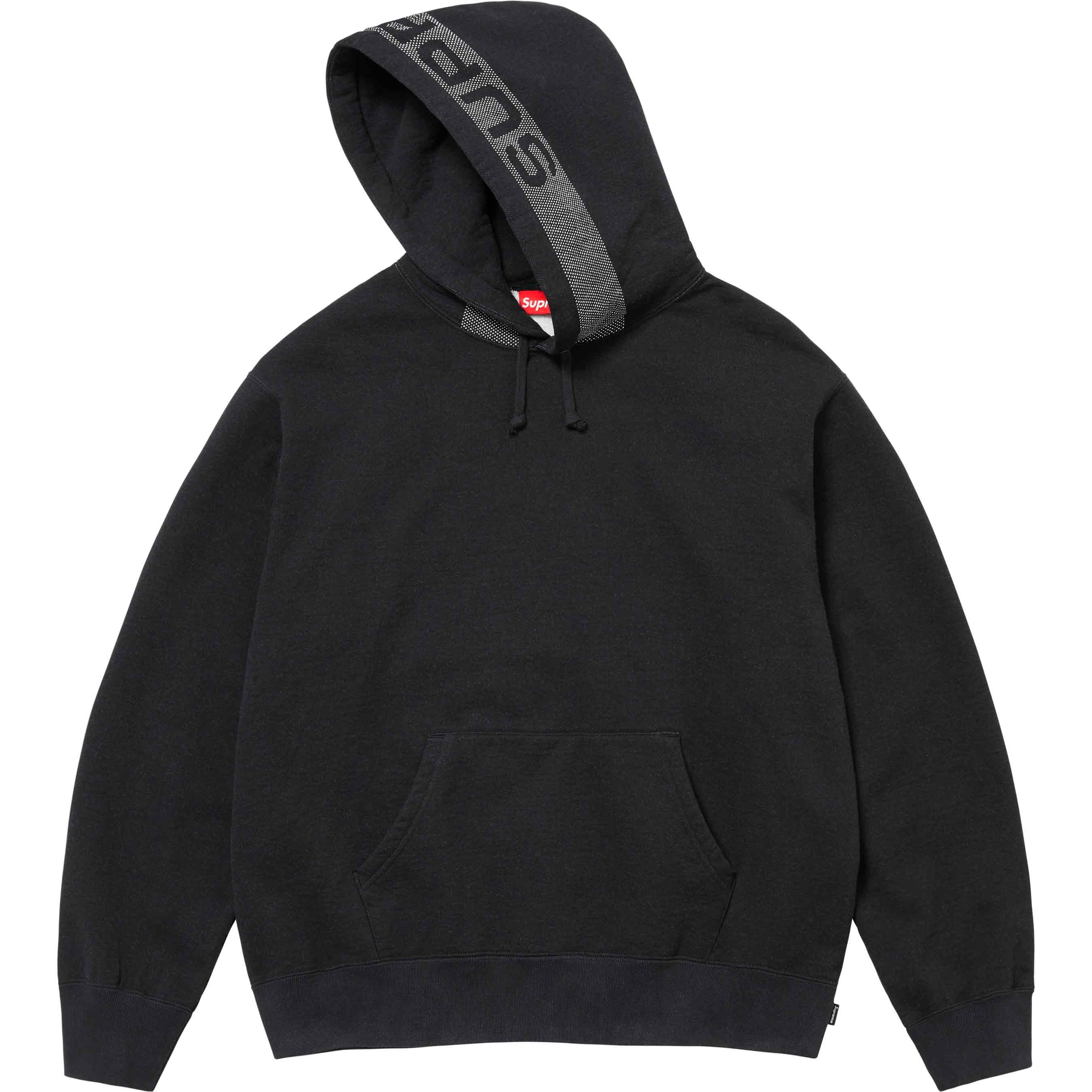 Jacquard Stripe Hooded Sweatshirt view 8